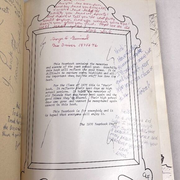 Vintage 1976 KRHS Year Book - Picture 8 of 9